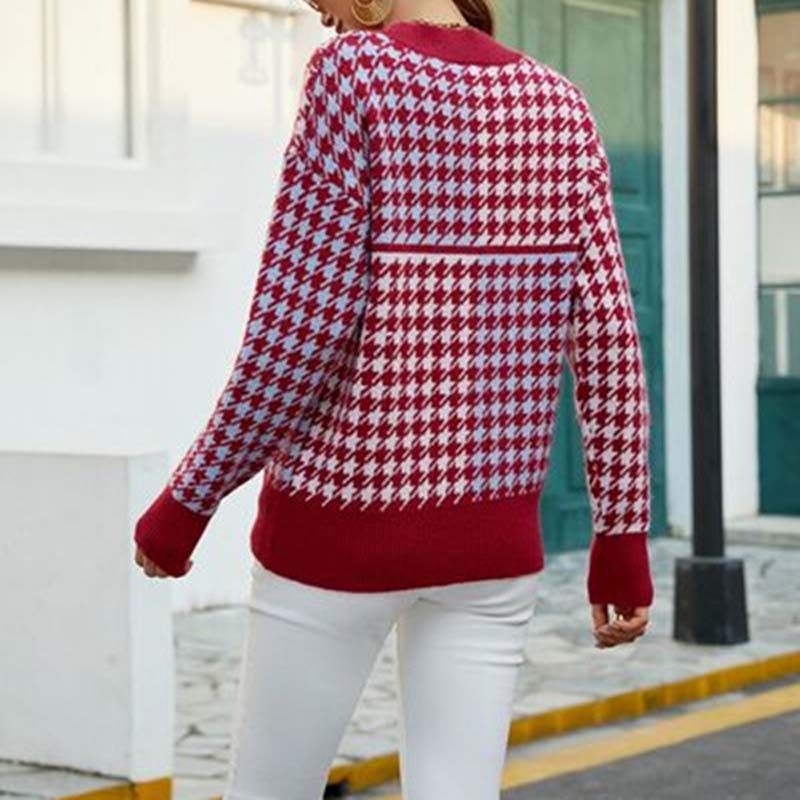 Marseille™ | Pull Décontracté En Tricot Géométrique